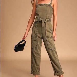 Free People Go West Utility Jumpsuit!